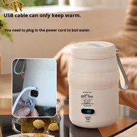 Bouilloire électrique Portable USB voyage eau bouillante tasse petite température constante chauffée Thermos tasse pour eau chaude ménage