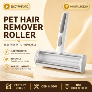 Cepillo electrostático de plástico ecológico fácil de usar para eliminar el pelo de <span class=keywords><strong>perros</strong></span>, disponible en stock. - Product Image 1