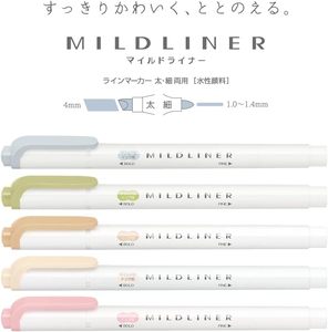 Juego de 5 Rotuladores Resaltadores Mildliner Natural Mild WKT7-5C-NTC, Precio al por Mayor - Product Image 5