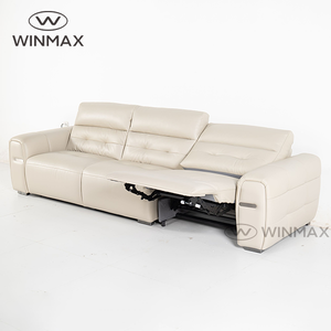 <span class=keywords><strong>Canapé</strong></span>-lit carré moderne de luxe en cuir véritable, électrique et inclinable, deux places, <span class=keywords><strong>mousse</strong></span> <span class=keywords><strong>haute</strong></span> <span class=keywords><strong>densité</strong></span> durable <span class=keywords><strong>pour</strong></span> salon, hôtel, villa - Product Image 3