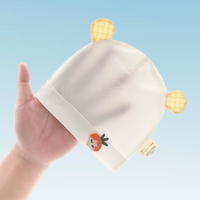 Gorro de Protección Solar para Bebés Recién Nacidos de 0 a 3 Meses, Ligero, de Verano, de Spandex/Algodón, Antibacteriano, Tipo A