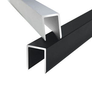 High Strength 6061-T6 U Channel Extrusion Profile Custom Wall Thickness U Aluminum Profile For Solar Mount Support Bracket