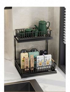 Wooden Kitchen Storage Rack Solid Wood Seasoning <b>Basket</b> Kitchen <b>Sink</b> Cabinet Solid Wood Storage Rack Birch Modern Shelf - Product Image 1