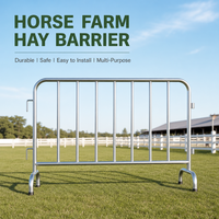 Panneaux de clôture portables en acier galvanisé à chaud pour chevaux, robustes, pour enclos, clôtures de sécurité, ranch, pâturage, bétail