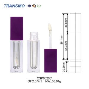 Base de gloss à lèvres OEM vide, conteneur de gloss à lèvres à étiquette privée, tubes de gloss à lèvres carrés personnalisés de 5 ml avec emballage - Product Image 3