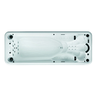 Piscine extérieure moderne Sunrans de 1,7 m de profondeur avec système Balboa, fonction spa intégré
