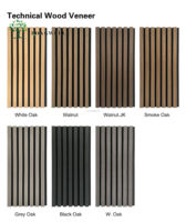 Diffuseur Akupanel 3D Décoration murale Panneaux à lamelles de bambou insonorisants Conception de modèle Panneaux de mousse acoustique Panneau anti-bruit