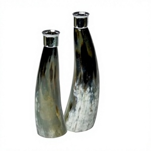 ขวดน้ำทำมือจากเขาควายธรรมชาติ เป็นมิตรกับสิ่งแวดล้อม ปรับแต่งได้ - Product Image 1