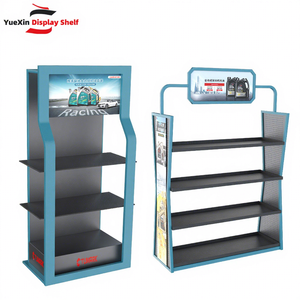 Rak Display Minyak portabel Multi-Layer YX Modern dapat disesuaikan dengan fitur putar rak Display minyak untuk supermarket Display Aksesori Alat Minyak - Product Image 1