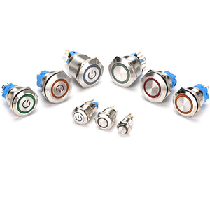 Hot Selling 12/16mm Waterproof LED <b>Light</b> Momentary Latching Power <b>Switch</b> Metal Push Button <b>Switch</b> for Mechanical Equipment - Product Image 3