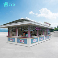 Junyaoding Conteneur contemporain préfabriqué en acier à vendre mobile Cabine de maison popup portable pour villa et appartement