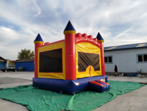 <span class=keywords><strong>Mini</strong></span> terrain de jeu gonflable coloré de château plein d'entrain personnalisé 13x13 <span class=keywords><strong>Trampoline</strong></span> sautant extérieur d'enfants <span class=keywords><strong>Maison</strong></span> gonflable de rebond pour la partie - Product Image 6