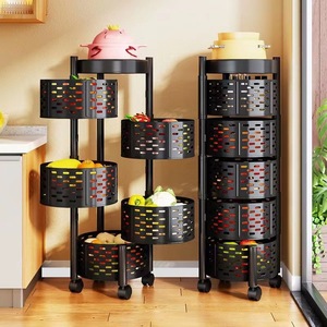 Estante de Cocina de <span class=keywords><strong>3</strong></span>, 4 o 5 Niveles para Frutas y Verduras, Cesta de Almacenamiento de Frutas y Verduras para el Hogar - Product Image 1