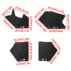 Guardabarros de Plástico para Tundra, Revestimientos de Guardabarros Negros 2008-2021 para Mejora y Reequipamiento - Product Image 1