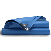 Rouleau de bâche résistante aux UV 550 g/m², bâche enduite de PVC, bâche bleue en PVC 550 g/m², bâche en PVC pour usage polyvalent