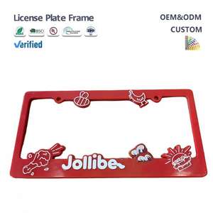 Marco de Matrícula de Coche con Diseño Personalizado de Alta Calidad, Estilo <span class=keywords><strong>Anime</strong></span>, Cubierta de Matrícula de Coche Estadounidense, Logotipo en Relieve, Marco de Placa de Matrícula - Product Image 1