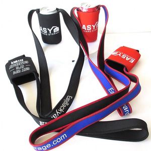กระเป๋าเก็บความเย็นนีโอพรีนพร้อมสายคล้องคอสำหรับเครื่องดื่ม - Product Image 6