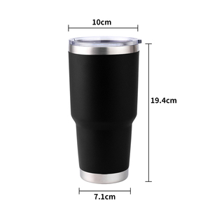 Custom Logo Vacuum Insulated Wine <strong>Glasses</strong> <strong>Stainless</strong> Steel Stemless Wine Tumbler with Lid - Product Image 2