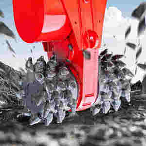 หัวตัดดรัมสำหรับรถขุดขนาดใหญ่ / อุปกรณ์ตัดหินสำหรับงานรื้อถอนและขุดหิน - Product Image 6