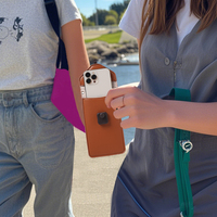 Sac de ceinture magnétique universel en cuir imperméable pour téléphone, idéal pour le sport et la course à pied, compatible avec iPhone et OPPO