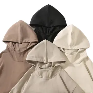 Fabrikhersteller individuelle Boxy Fit Hoodie Streetwear schwere Sweatshirt Kleidung übergroße Puffdruck individuelle Hoodies für Herren
