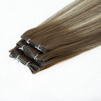 # Extensiones de Cabello Genius Weft 4TP4-60, Nuevas, de Lujo, Finas, de Origen Ético, Doble Trama, Invisibles