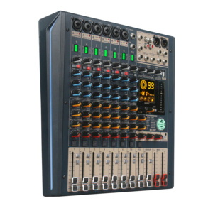 Console <span class=keywords><strong>de</strong></span> <span class=keywords><strong>mixage</strong></span> audio professionnelle portable 8 canaux Bluetooth avec alimentation fantôme 48V <span class=keywords><strong>pour</strong></span> diffusion en direct et podcasting - Product Image 5