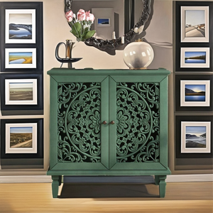 American Furniture 2-Door 3-Drawer <b>Cabinet</b> for <b>Bedroom</b> Living Room Study Home Bar Wine Cellar with Solid Wood and MDF Leg - Product Image 2