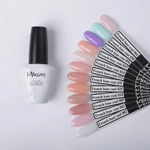 Mixcoco-esmalte de gel para manicura francesa, esmalte de gel uv para base de goma, novedad de 2023