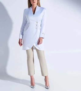 Uniformi <span class=keywords><strong>da</strong></span> <span class=keywords><strong>lavoro</strong></span> a maniche lunghe <span class=keywords><strong>da</strong></span> donna per ospedale di bellezza Pet Staff femminile abbigliamento <span class=keywords><strong>da</strong></span> <span class=keywords><strong>lavoro</strong></span> clinica personale donna Doctor White Coats - Product Image 5