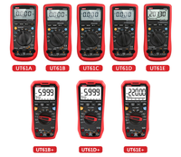 UNI-T UT61B+ UT61D+ UT61E+ Multimeter Digital Profesional 1000V Voltmeter Penguji Kapasitor Alat Perbaikan Ponsel Multi Meter