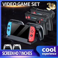 Nouvelle console de jeu portable M20 transfrontalière avec écran HD de 7 pouces, connexion TV, manettes 3D pour deux joueurs
