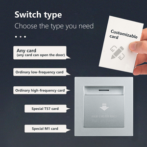 時間を制御するスマートな光スイッチRFIDカードホルダーホテルパワーセーバー - Product Image 5