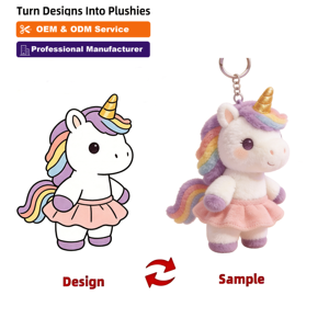 Brinquedos de Pelúcia Personalizados Aceitando Pequenas Quantidades de Pedido Artesanato Detalhado Mágico para Eventos - Product Image 5