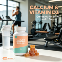 Complément alimentaire en gommes Calcium Plus Vitamine D3