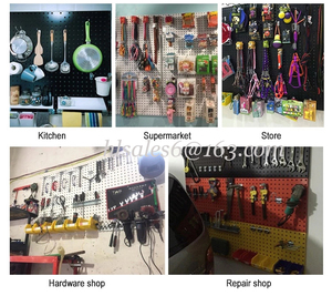 Espositore a Parete in Metallo Forato, Stand per Merchandising di Utensili e Attrezzi per Negozi di Pinze e Attrezzi Manuali - Product Image 6