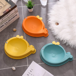 Bol pour chat et chien en matériau PP, anti-renversement, forme arrondie, fournitures d'alimentation pour animaux de compagnie - Product Image 3
