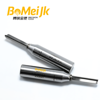 BoMeiJK Fraise droite en carbure pour le travail du bois, queue de 1/2 pouce, TCT, 2 dents, angle de hélice 45°, OEM/ODM, HRC 65, coupe nette