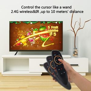 Easytone thông minh không khí chuột 2.4 GHz không dây USB <span class=keywords><strong>receiver</strong></span> kết nối IPS hiển thị điều khiển từ xa bằng giọng nói <span class=keywords><strong>IR</strong></span> học tập màn hình cảm ứng - Product Image 2