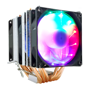 SNOWMAN 6 Heat Pipes Air CPU Cooler With RGB Light 4 Pin PWM Processor Fan 90mm CPU Fan Quiet Intel LGA 1700 CPU Cooling Fan