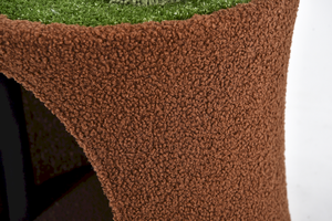 Pohon kucing kaktus bergaya dengan tempat tidur mewah tiang gores hijau dan desain memanjat yang menyenangkan - Product Image 6