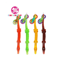 Long bâton de pouding en forme de crocodile à saveur de fruit halal, bonbons aigres, gelée gommeuse pour enfants
