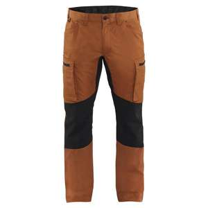 BLAKLADER - 145918454099D112 Service <b>Trousers</b> with <b>Stretch</b> Rust/<b>Black</b> - EAN 7330509914052 WORK <b>TROUSERS</b> DENIM WORK <b>TROUSERS</b> - Product Image 1