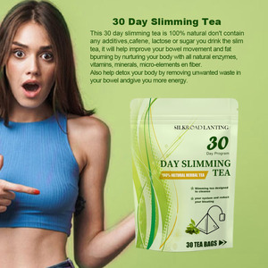 Detox 30 giorni sottile tè verde puro naturale senza aggiunta borse a pancia verde che è Minceur Perte De Poids si adatta al tè alla pancia piatta sottile - Product Image 3