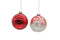 Handgemaakte antieke imitatie glazen kerstboomscène hanger 8cm vintage afwerking voor binnengebruik als decoratie glaswerk