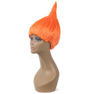 Pelucas Sintéticas Alternativas Rojas y Esponjosas, Pelucas de Cabeza Completa con Estilo de Llama, Pelucas para Disfraces de Halloween, Festival de <span class=keywords><strong>Trolls</strong></span>, Elfo, Cosplay y Fiestas - Product Image 5