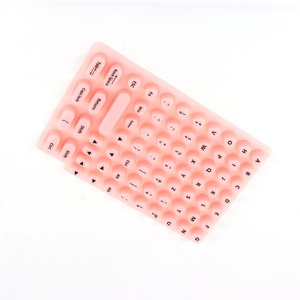 Autocollants de clavier en silicone pour nail art, touches surélevées pour ongles longs, sans résidu, auto-adhésifs, réutilisables, protection pour la frappe - Product Image 2