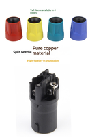 Connecteur de haut-parleur SINGO en gros à 4 broches, 5 couleurs, pour système audio, subwoofer, amplificateur, câble de montage pour enceintes PA