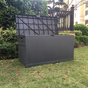 Patio Garden Storage Box Home Garden Backyard Garden Toys Patio Furniture Organization And Storage Resin Large Deck Box