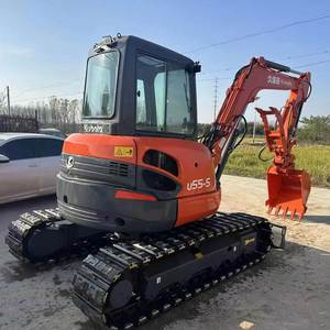 Excavatrice Kubota U55-5 d'occasion d'origine japonaise avec pince hydraulique, haute efficacité et faible consommation de carburant pour la construction - Product Image 1